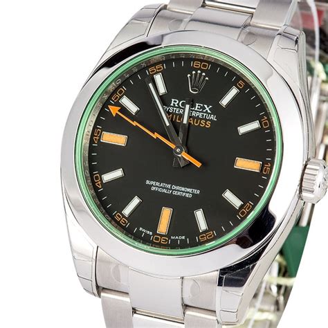 rolex milgauss green wiki|rolex milgauss price used.